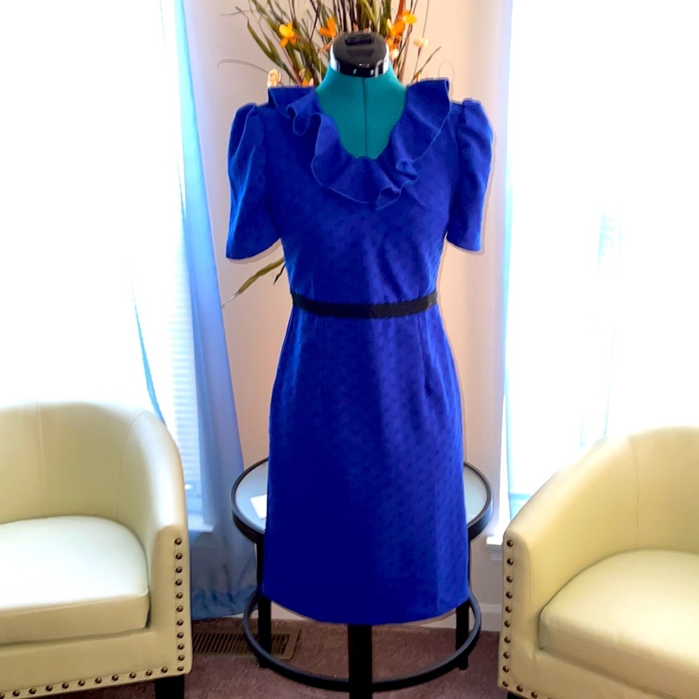 Collection | Textured Print Short Sleeve Shift Dress​